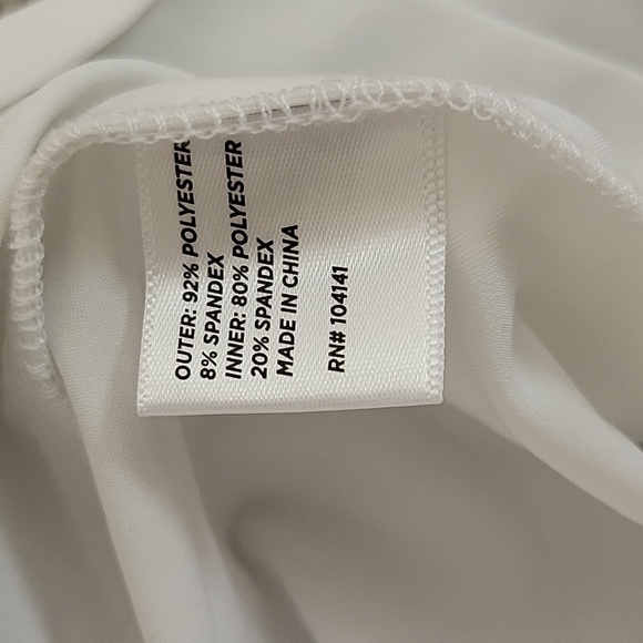 Lady Hagen White Skort with Blue Trim Sz Medium Golf, Tennis Pickleball New Tags - Picture 4 of 5